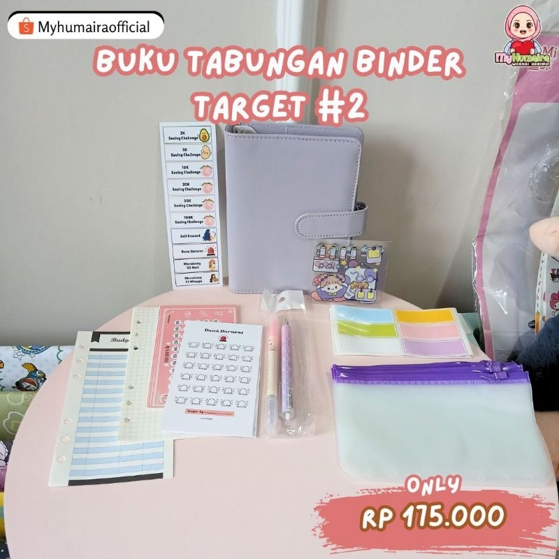 

[TENGGARONG] BUKU TABUNGAN BINDER TARGET #2