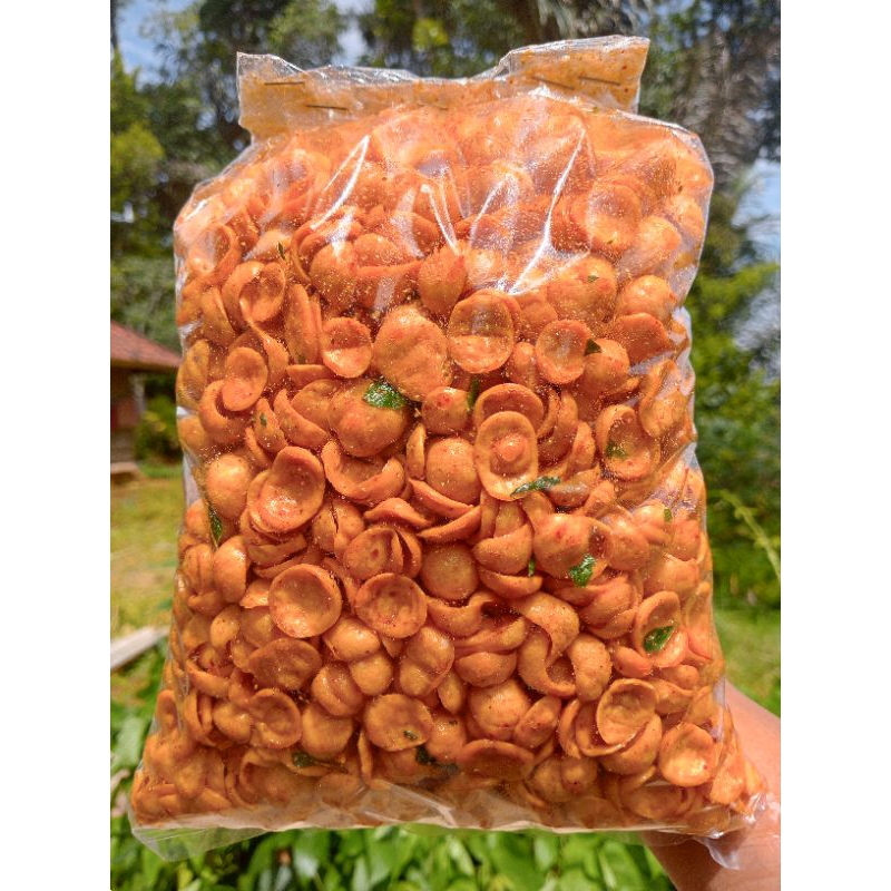 

CEMILAN CIKRUH 500 Gram KERANG EBI BANTET DAUN JERUK