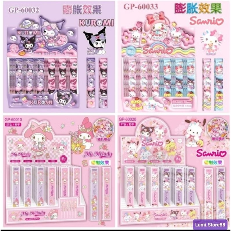 

Pulpen sanrio Ballpoint pen karakter/pulpen tekan kawai lucu