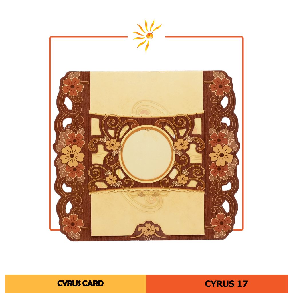 

Blangko Undangan Pernikahan / Wedding Invitation CYRUS 17 / 25/ 28 - ISI 100 PCS (BLANGKO KOSONG) - Sun Graphic