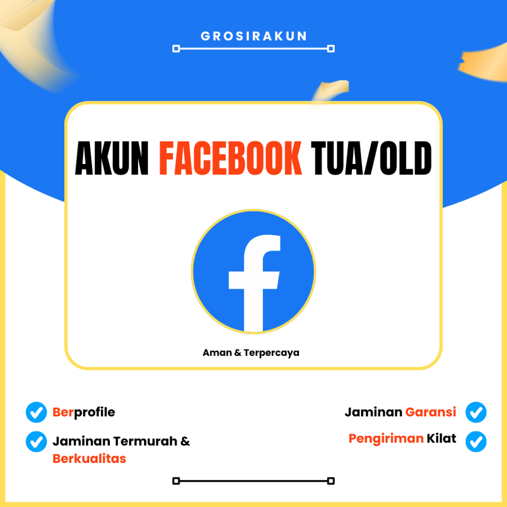 Akun fb Tua akun facebok lama Akun facebook fb bisa untuk ads |akun facebook marketleace bergaransi