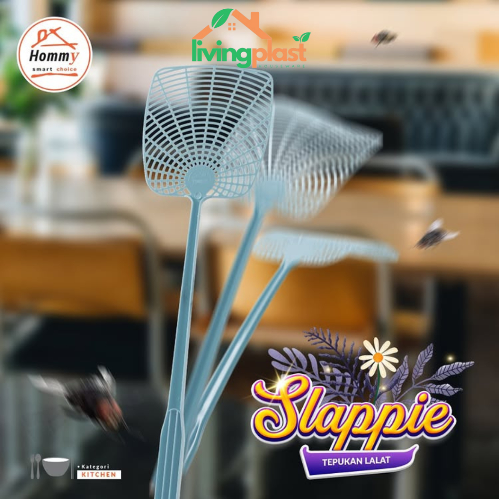 Tepukan Lalat Slappie / Tepuk Lalat / Pemukul Lalat / Pengusir Lalat / Pengusir Nyamuk