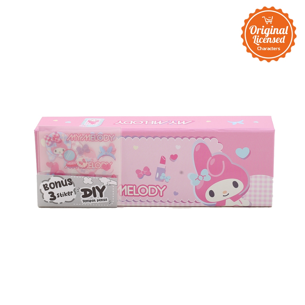 

My Melody Paper Pencil Case With DIY Sticker 20x3 cm