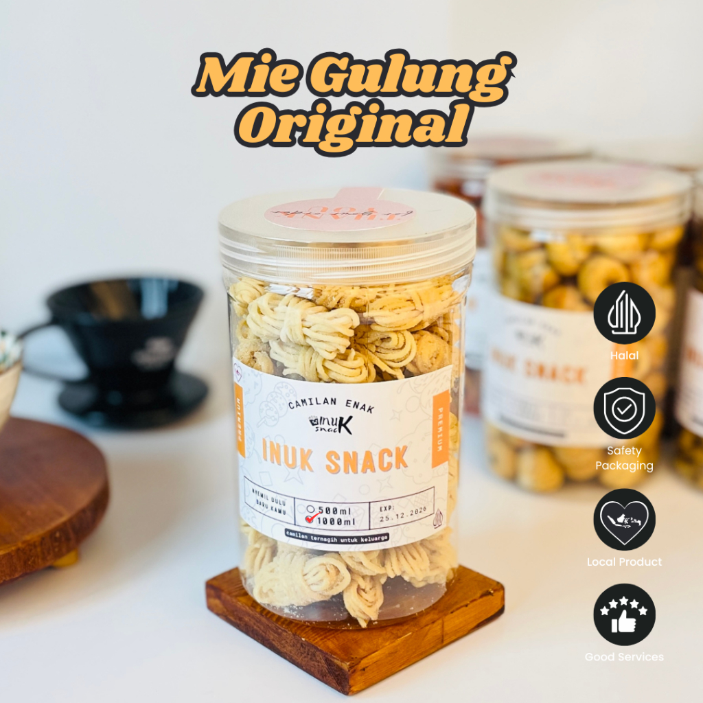 

MIE GULUNG ORIGINAL RENYAH | Inuk Snack