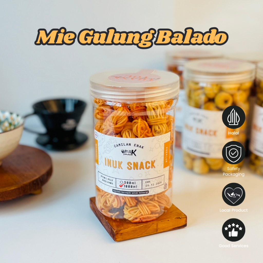

Mie Gulung Pedas Balado KemasanToples