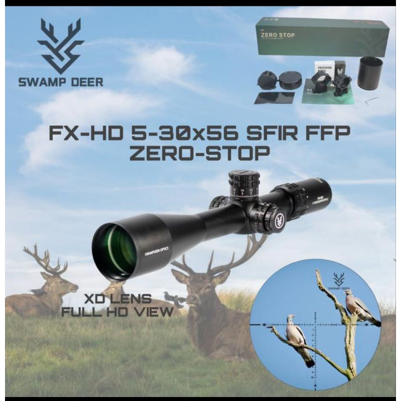 Teleskop Swampdeer FX-HD 5-30x56 Sfir Ffp Zero-Stop