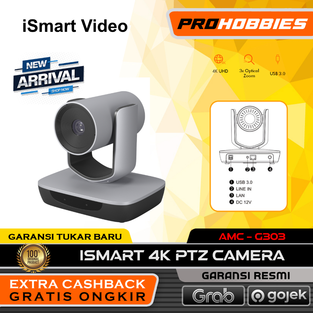 iSmart 4K PTZ Camera AMC G303 iSmart 4K PTZ