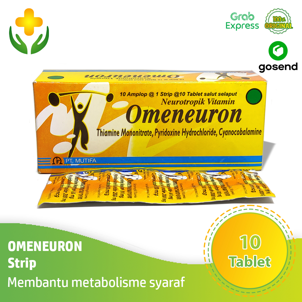 Omeneuron 1 Strip 10 Tablet Vitamin Syaraf