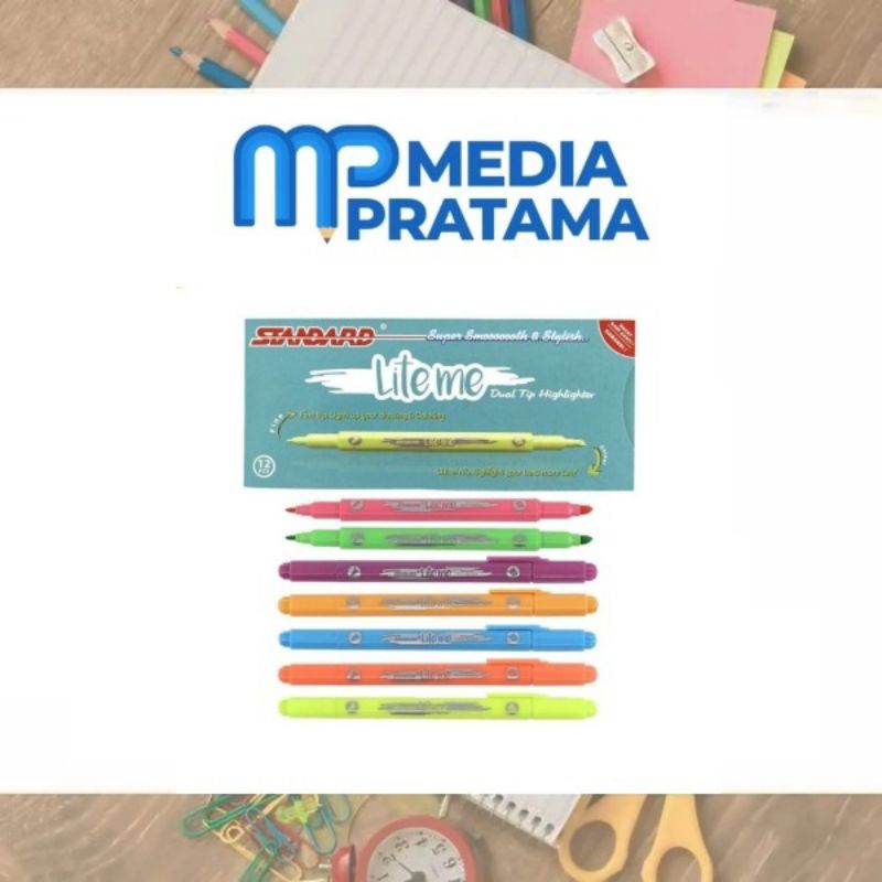 

Standard Lite Me Dualtip - Satuan ( Highlighter / Text Marker / Penanda Warna )
