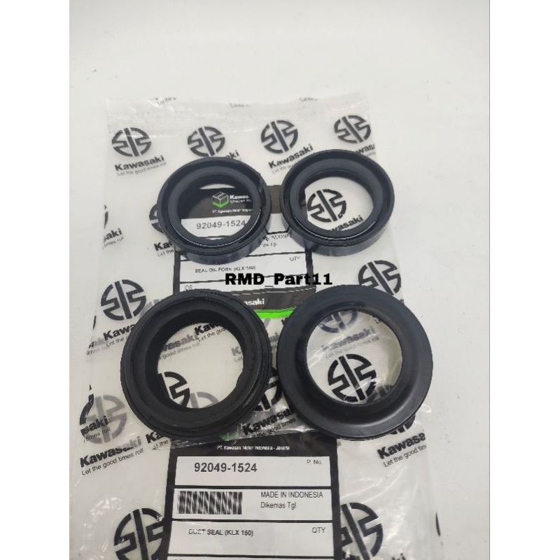 Seal Oil Shok+ Seal Tutup Debu Abu KLX 150,Dtracker 150,Ninja RR 150,Ninja R 150