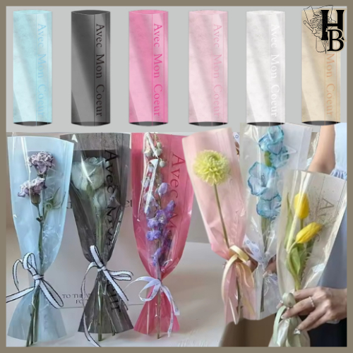 

Kertas Pembungkus Buket Satu Bunga Mawar / Cellophane Tangkai Mawar SF36