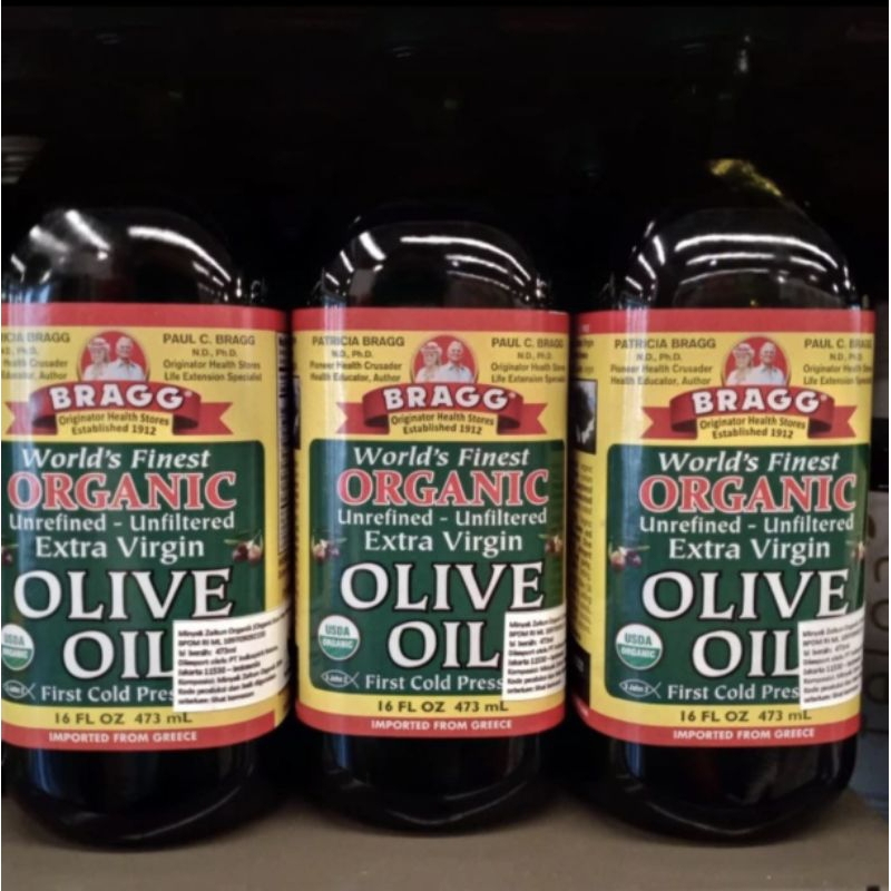 

BRAGG EXTRA VIRGIN OLIVE OIL 475ML.