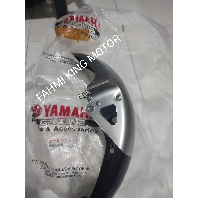 SPAKBOR SLEBOR DEPAN RX KING ORIGINAL YGP GRES BARU WARNA SILVER