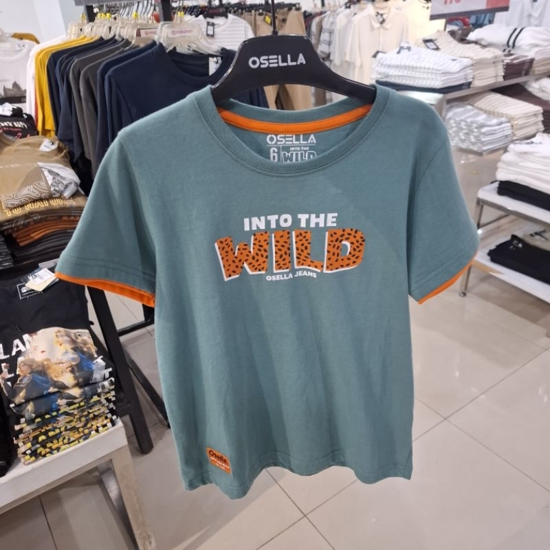 Osella Kids T-shirt Kaos Hijau Oblong Original Anak Laki Laki