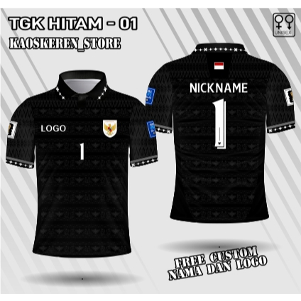 jersey kiper timnas 2025 baju kiper timnas indonesia kaos kiper free custom nama nomor