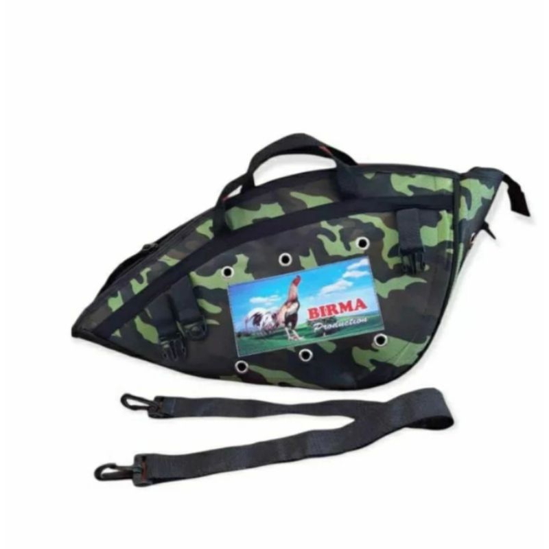 tas kiso ayam bahan kain tebal terbaik - Hitam