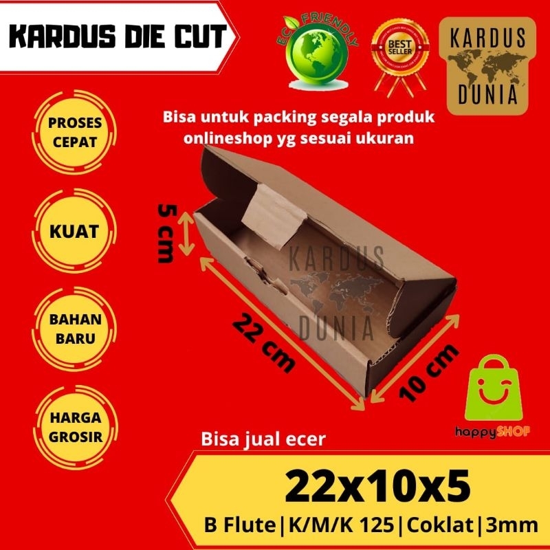

kardus packing box UK 22x10x5 cm box model pizza