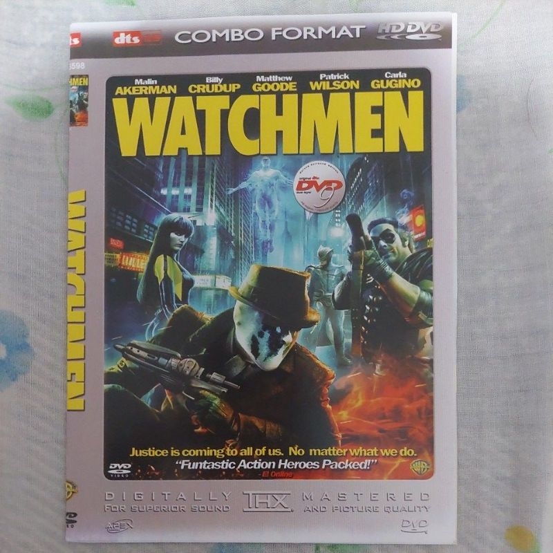 DVD " WATCHMEN " PATRICK WILSON HD QUALITY