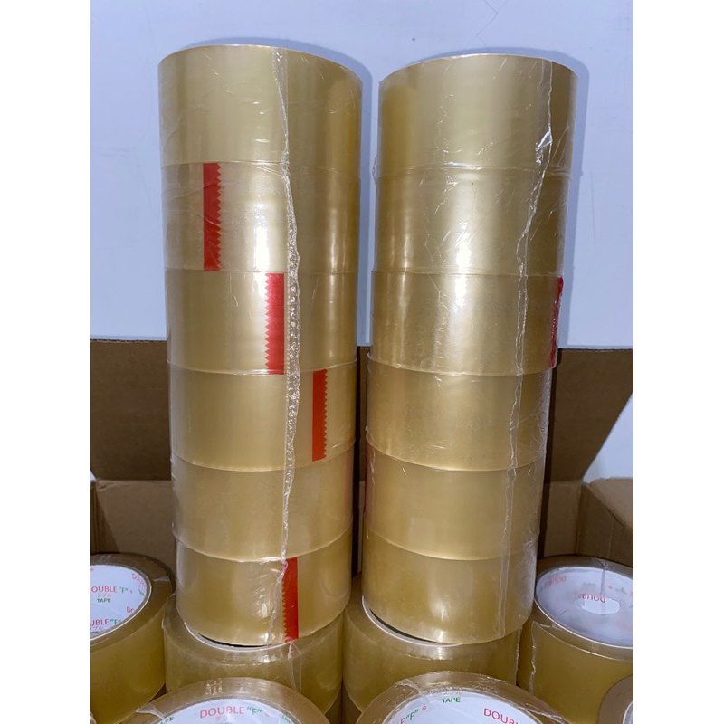 

LAKBAN DOUBLE F 2inch 45mmx90 YARD / Lakban Tape Bening