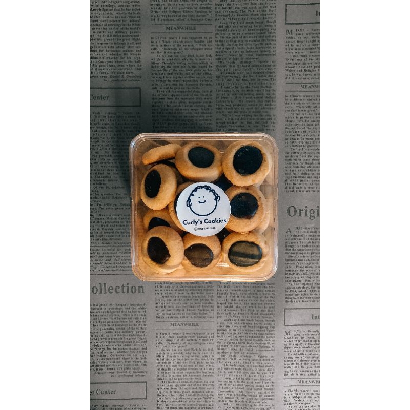 

Kue Lebaran Thumbprint Cokelat