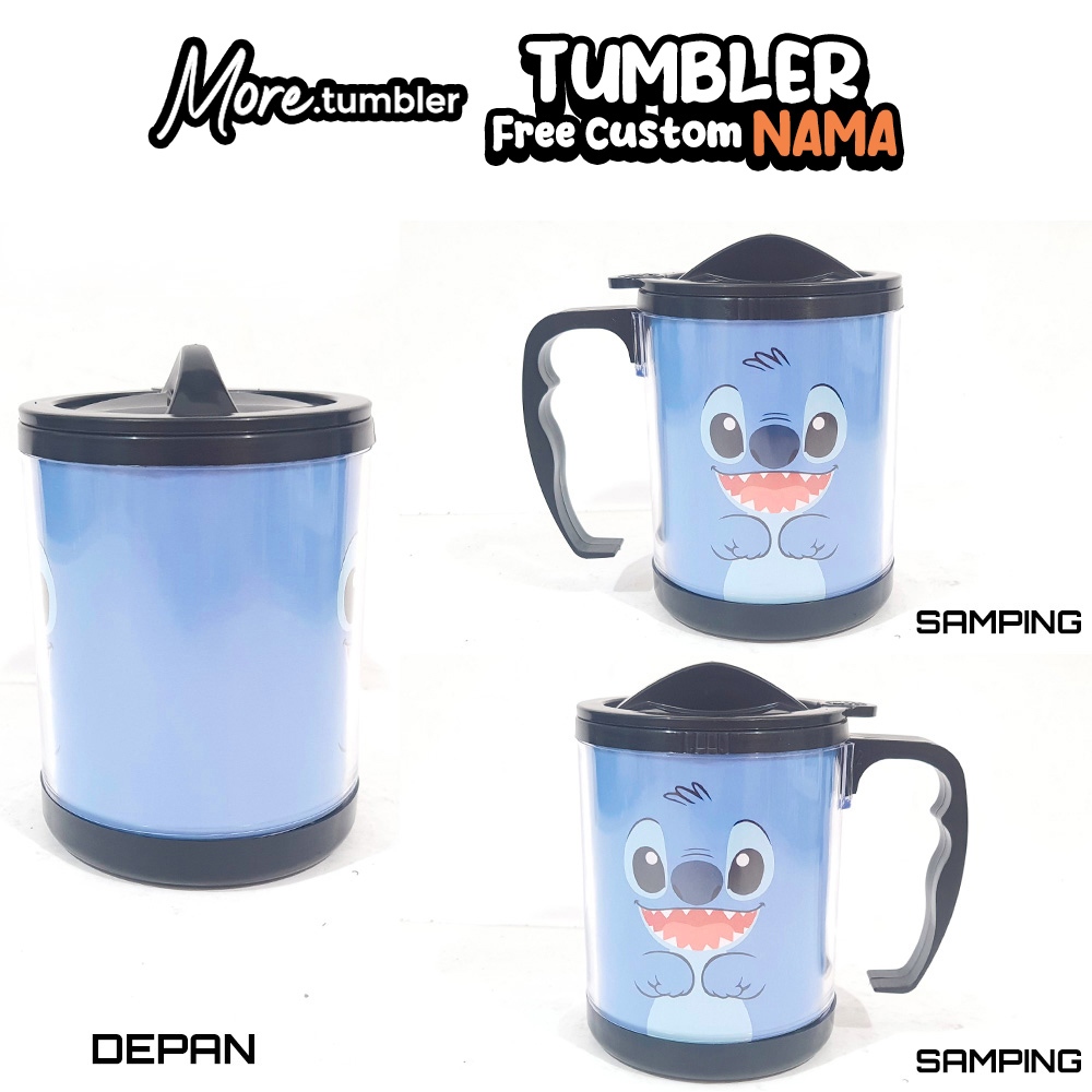 Tumbler MUG gelas minum custom STITCH / tumbler mug GS  / STITCH / Merchandise / souvenir / kado / t