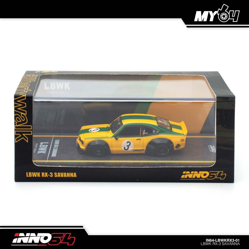 【Aurora Diecast】INNO64 LBWK MAZDA RX-3 SAVANNA