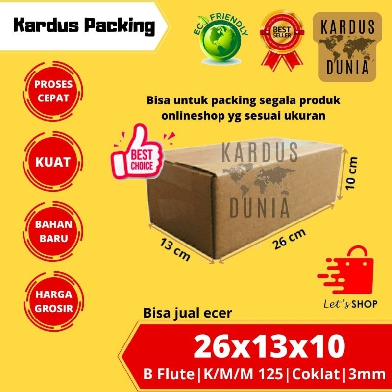 

kardus packing box UK 26x13x10cm