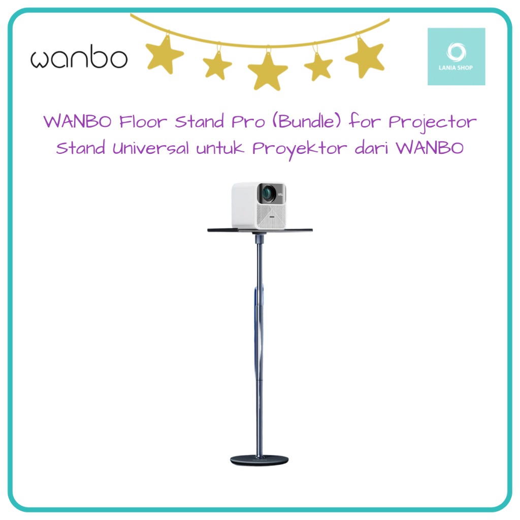 WANBO Floor Stand Pro (Bundle) for Projector - Stand Universal untuk Proyektor dari WANBO