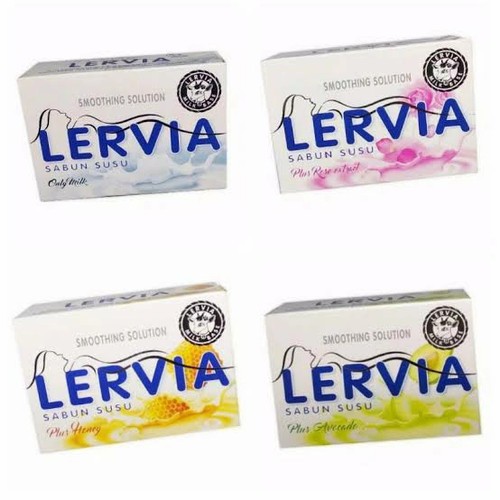 LERVIA SABUN BATANG 90 GRAM / SABUN BATANG LERVIA SABUN MANDI SUSU LERVIA 90 GR