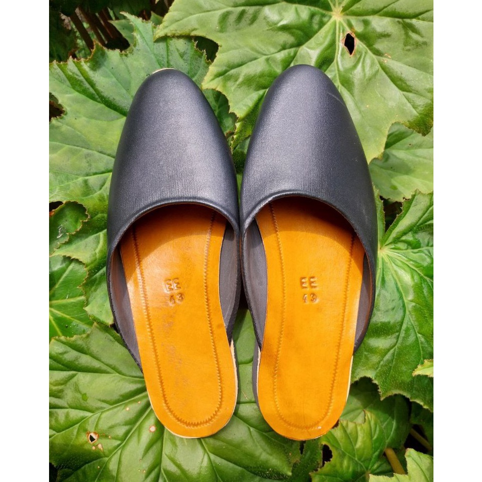 KODE E57T Sepatu Sandal Ukuran Anak Dewasa dan Jumbo Pria Slop keren adat Jawa Pengantin  Among Tamu