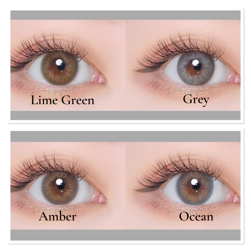 Softlens Topgel Desire Grey/Amber/Lime/Ocean ( Normal, Minus )