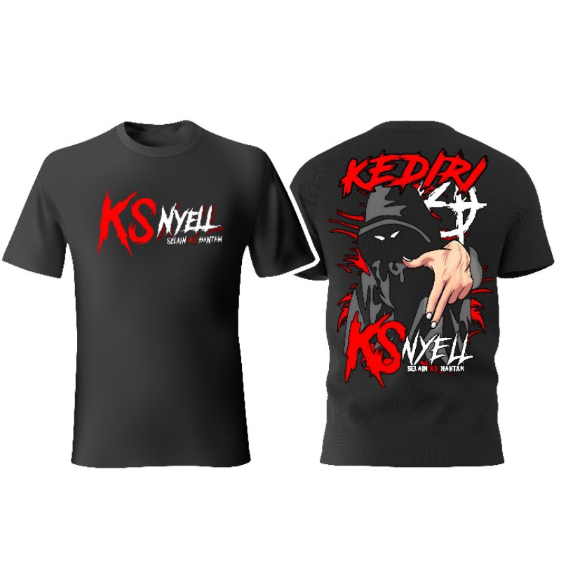 Promo KAOS KS NYELL KEDIRI | KERA SAKTI | BAHAN COTTON COMBED 24S