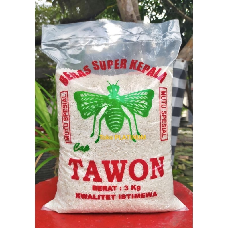 

BERAS Zakat fitrah Tawon kemasan 3kg