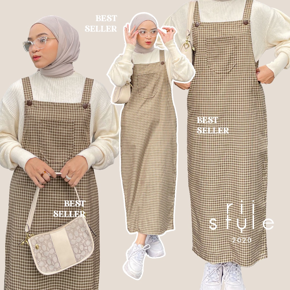 KODE T2C MAHIYA OVERALL  TARTAN OVERALL