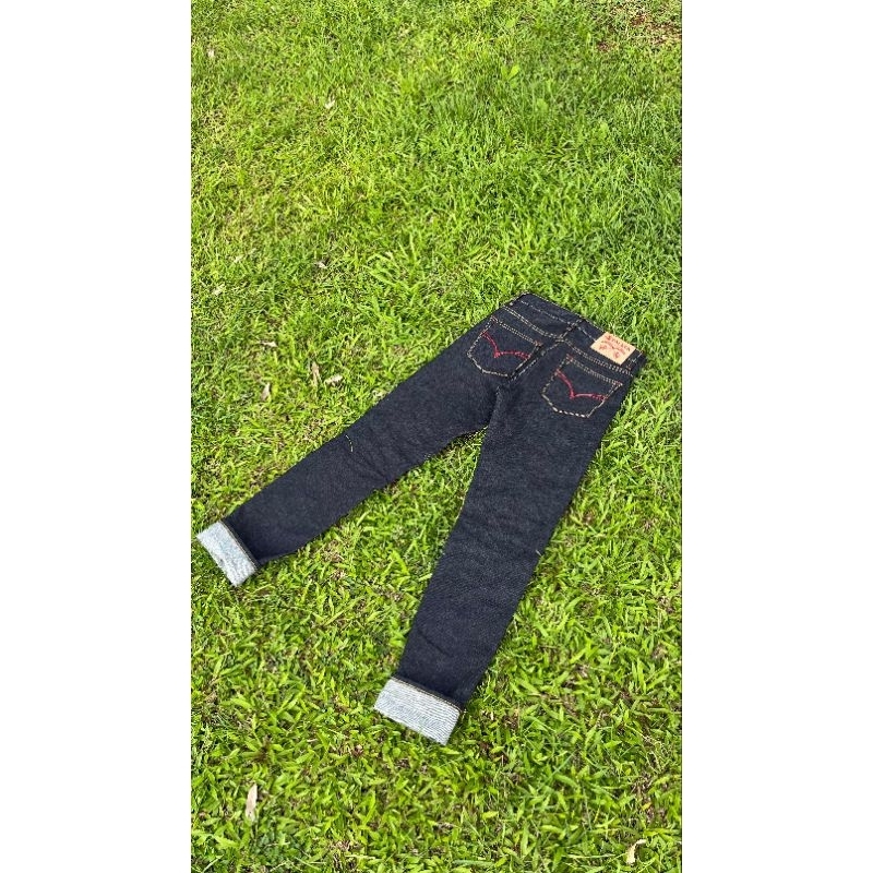 DENIM STALKER - JEANS DENIM SELVEDGE UNSAFOR 16OZ FREE REFRESHER