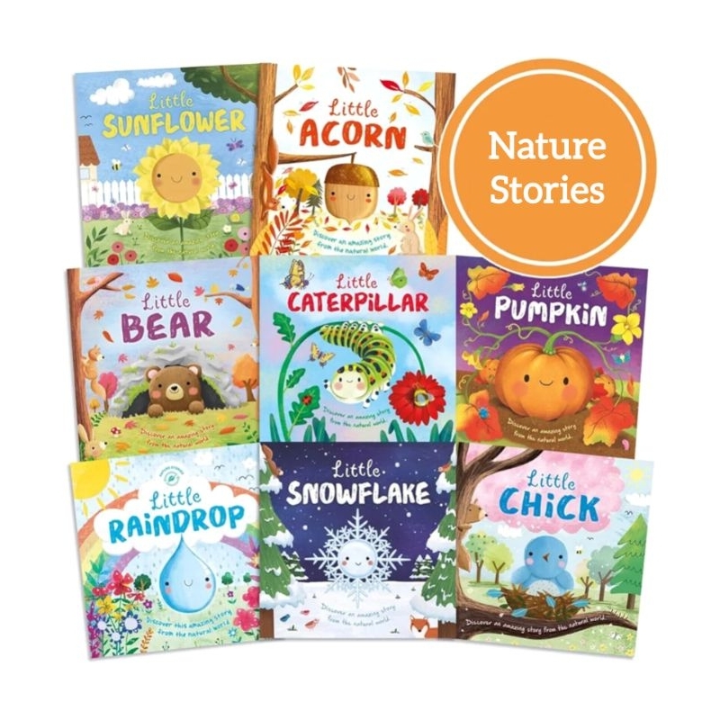 Nature Stories : Little Owl / Little Mushroom / Little Ladybird / Little Sunflower / Little Snowflak