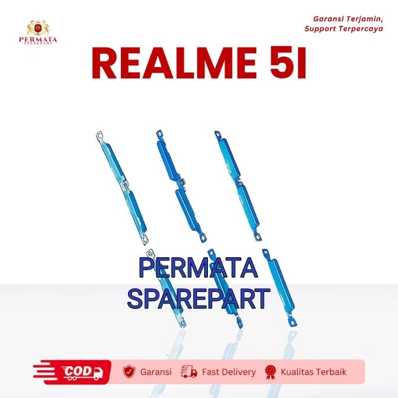 TOMBOL ON OFF + VOLUME REALME 5i TOMBOL ON OFF VOLUME LUAR / TOMBOL POWER