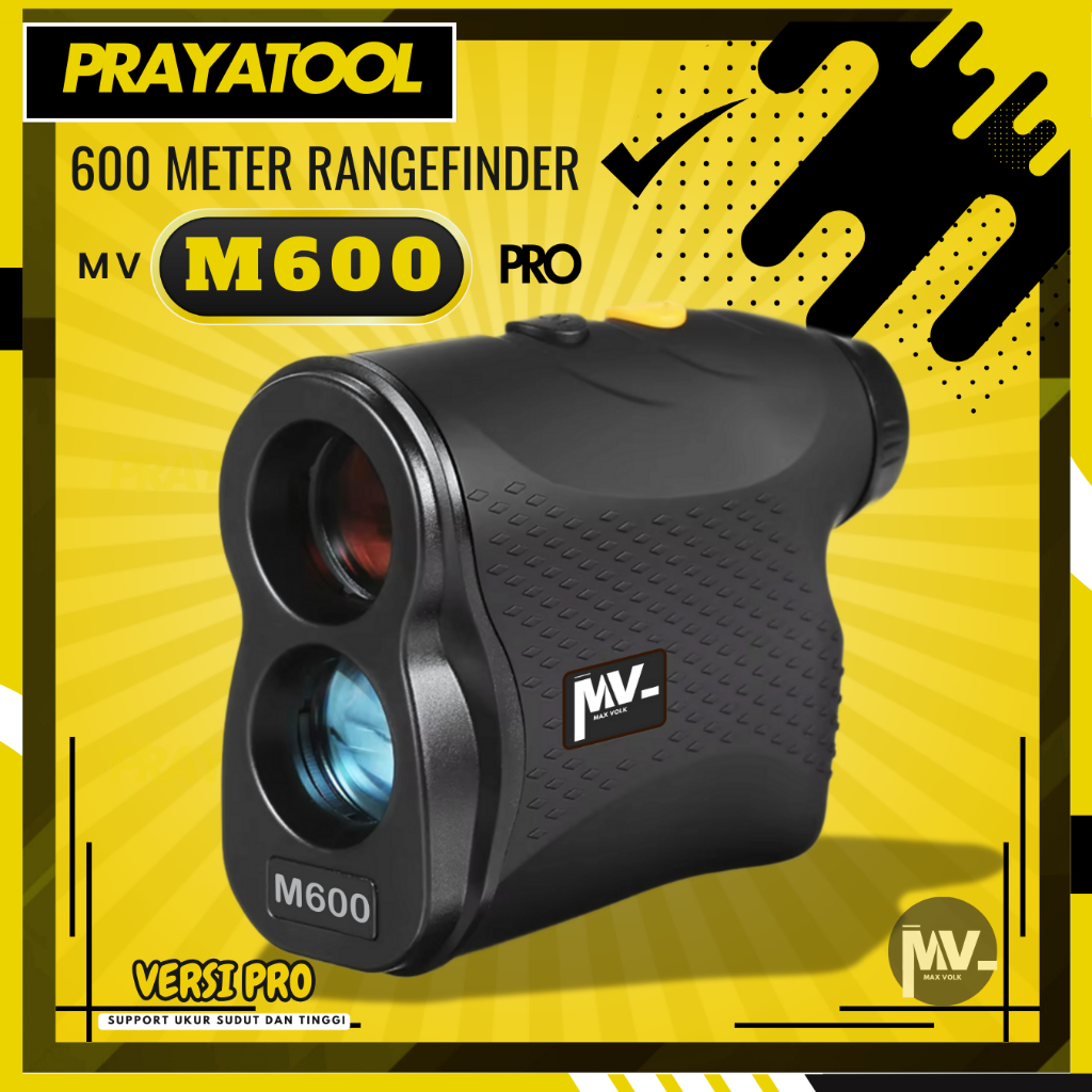 Range finder Teleskop ukur jarak meter  golf berburu Hunting Teropong Laser pengukur RangeFinder