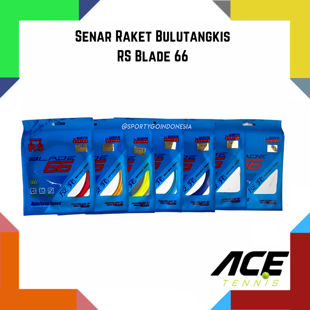 Senar Raket Badminton / Senar Raket Bulutangkis RS Blade 66