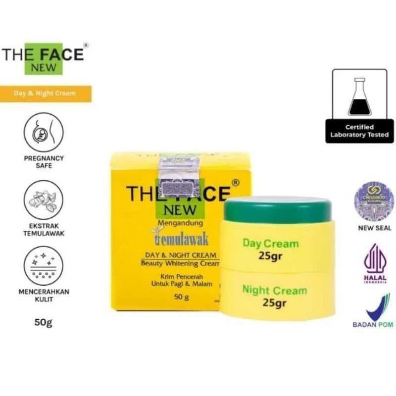 THE FACE CREAM SUSUN TEMULAWAK / KRIM SIANG & KRIM MALAM