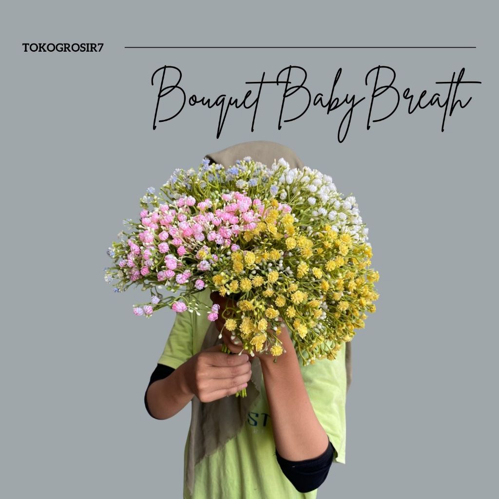 BUNGA PALSU BABY BREATH ARTIFICIAL UNTUK BUKET BUNGA BABY BREATH Wedding Hand Bouquet Buket