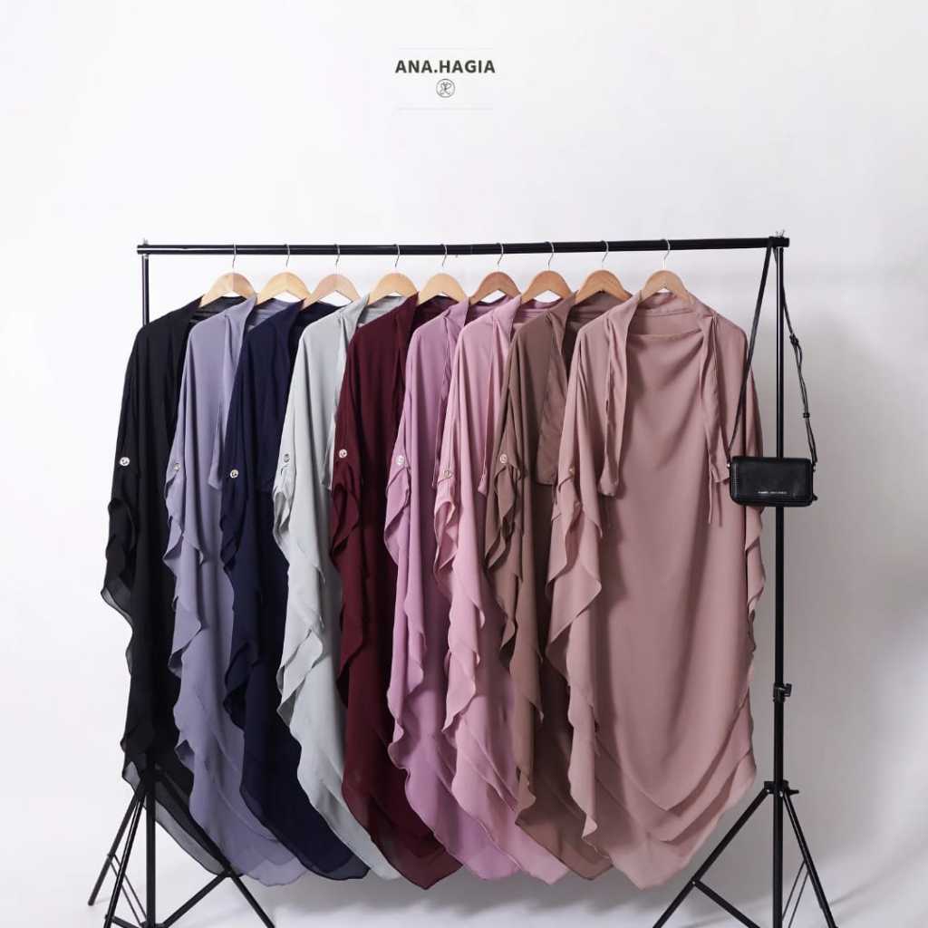 Ana.Hagia Shena French Khimar FK Babydoll Ceruty