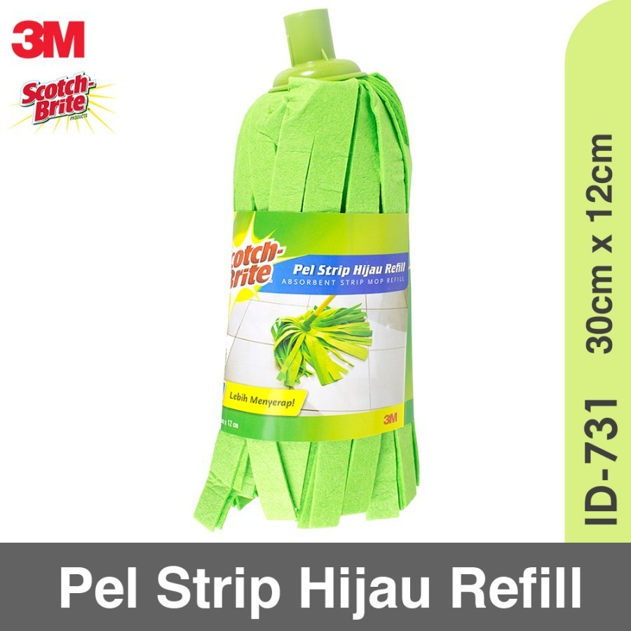 3M Scotch Brite Pel Strip Hijau Refill ID-731 / Refil Pel Strip Hijau