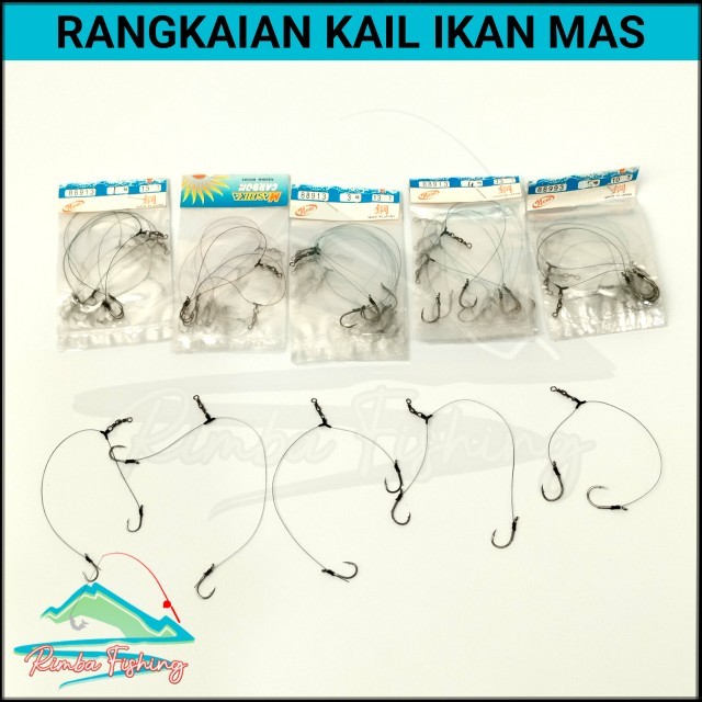 Rangkaian Kail Pancing Ikan Mas Cabang 2