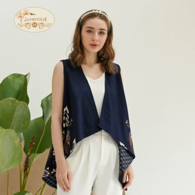 Outer Batik 158 JM/ Vest Batik Wanita/ Luaran Batik Wanita /Batik Etnik
