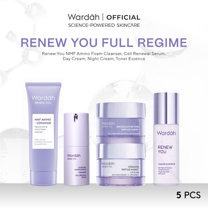 Wardah Renew You Paket Lengkap Full Regime
