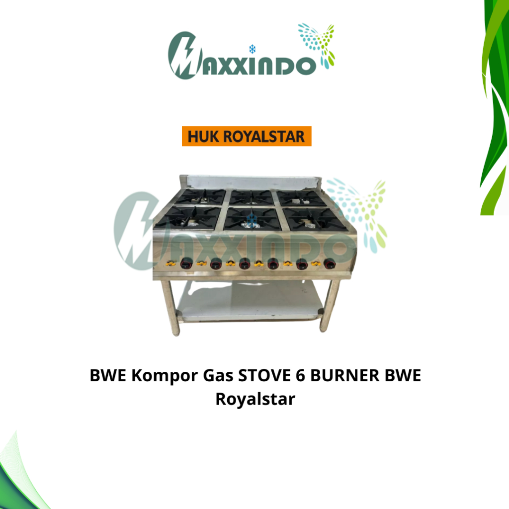 BWE Kompor Gas STOVE 6 BURNER BWE Royalstar