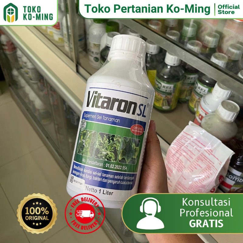 Vitaron SL | Memperbarui Sel Sel Tanaman | Pupuk Cair | Supelmen Sel Tanaman | Vitaron 500ml | Vitar