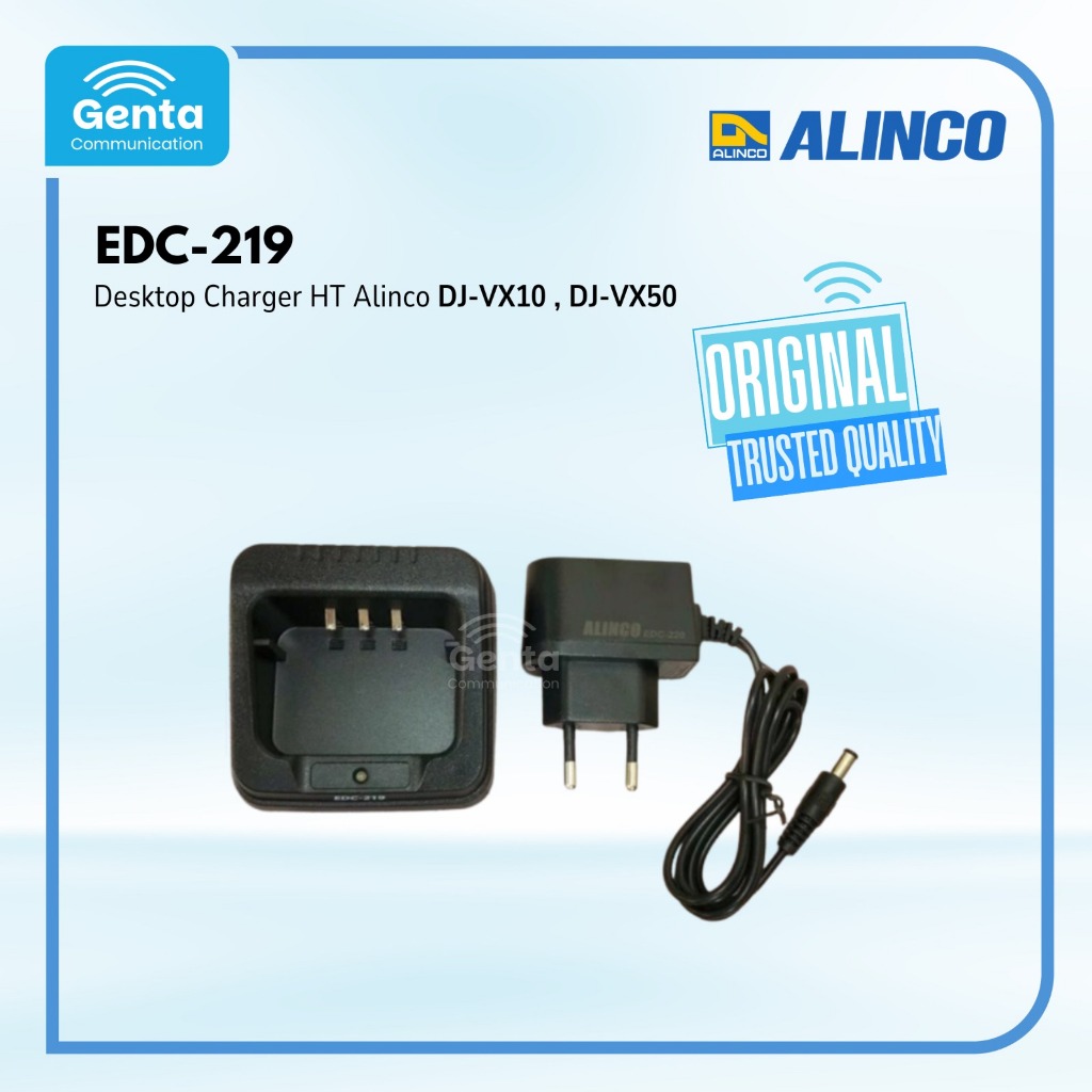 DEKSTOP CHARGER HT ALINCO EDC-219 / CASAN HT ALINCO DJ-VX10 DJ VX10 DJVX10 DJ-W58 DJ-W18 / CHARGER A