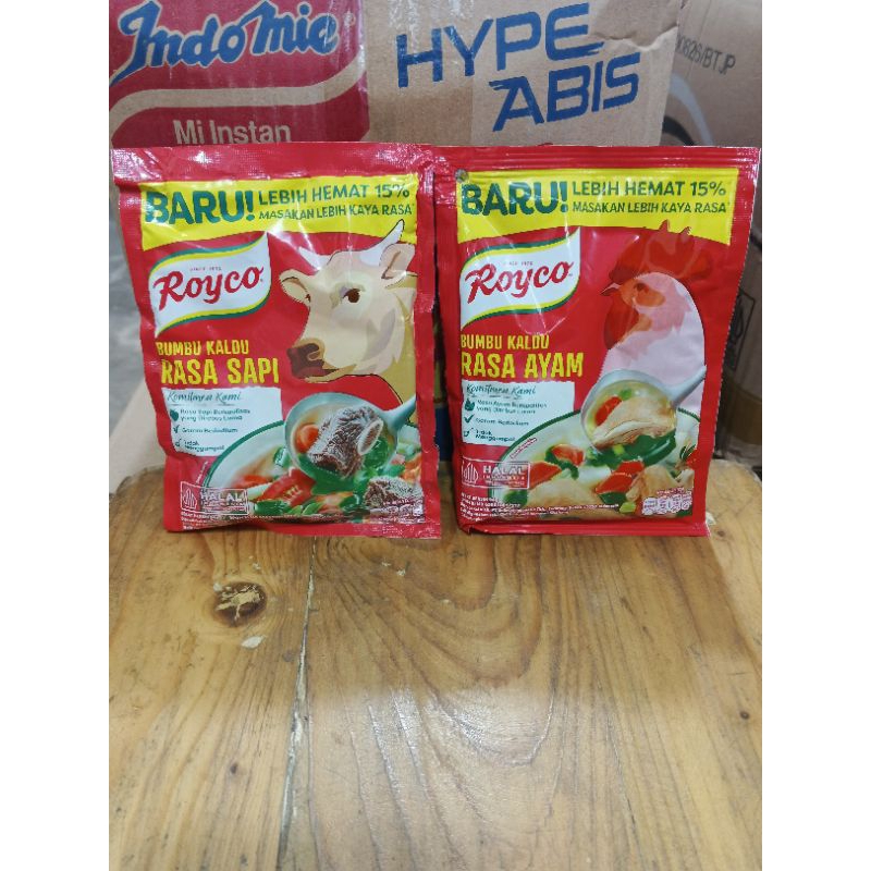 

Royco Bumbu Kaldu Ukuran 94 Gram - Satuan